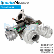 Turbo 758219 de intercambio