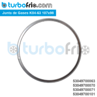 Junta de Gases K04-63 107x98